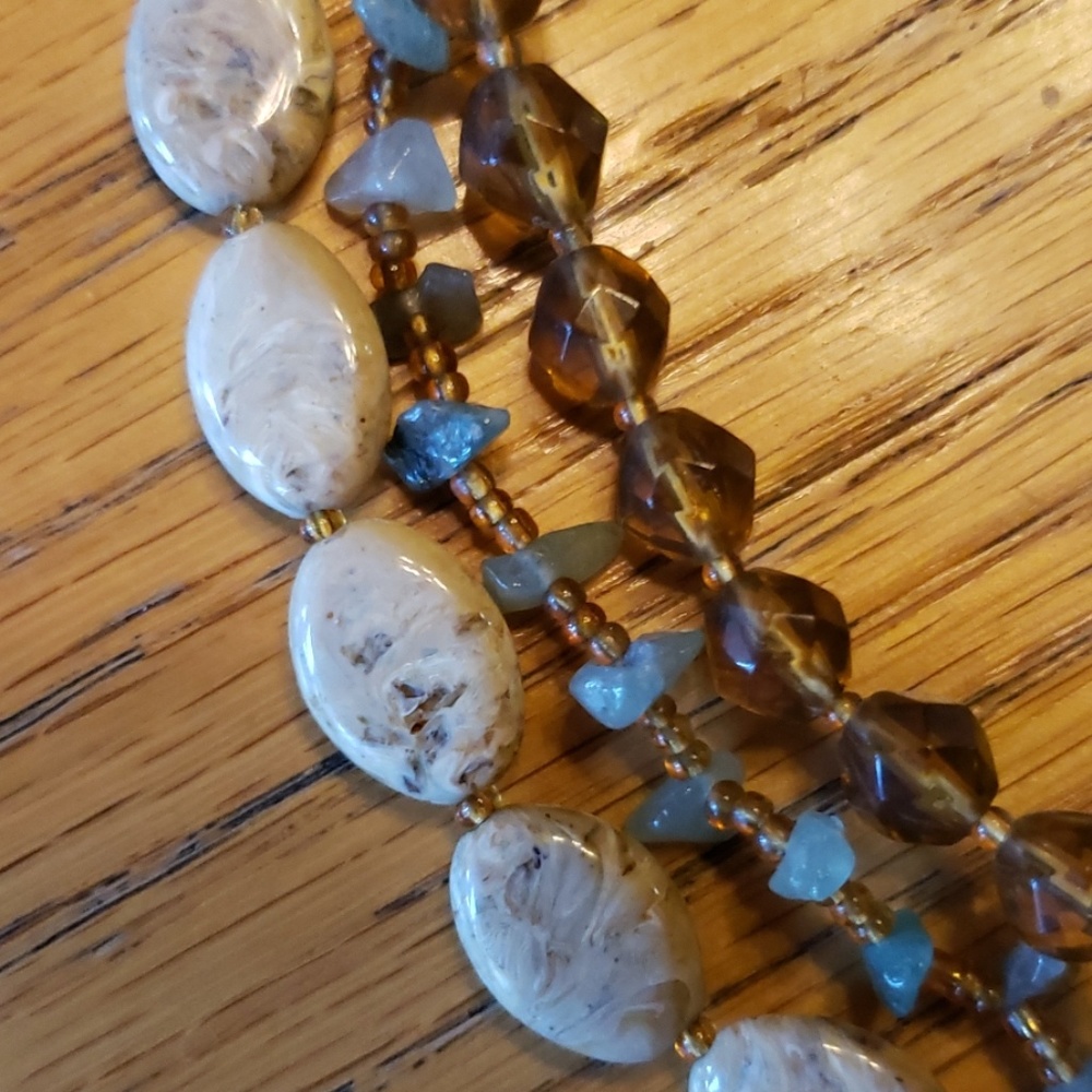 Multi-Strand Cookie Lee Statement Necklace - image 3